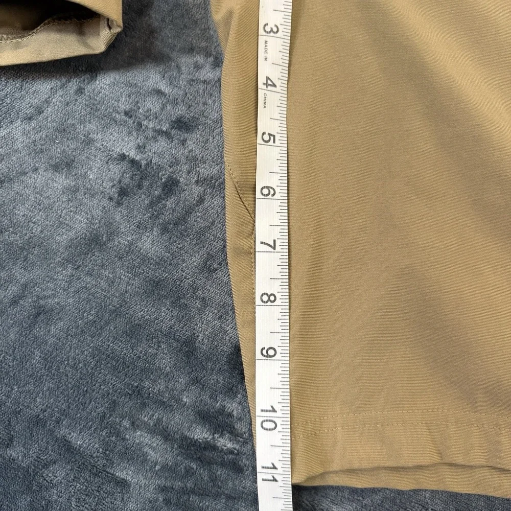 Lululemon The Works Shorts Mens 34 Khaki Tan Stretch Technical Chino 11